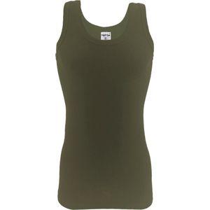 Onderhemd - SQOTTON® - 100% katoen - Legergroen - Maat S