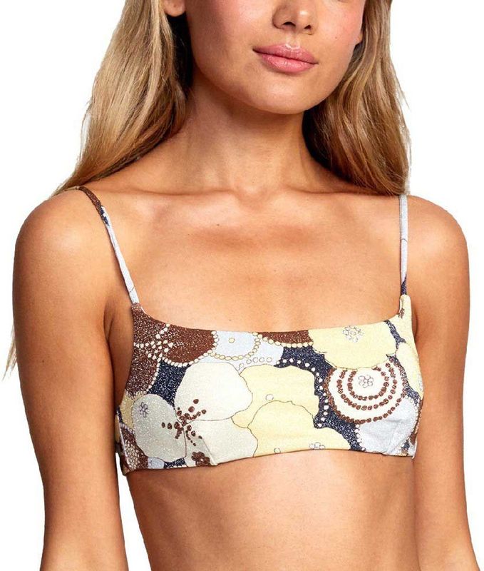 Rvca Retro Rowe Bikinitop Veelkleurig L Vrouw