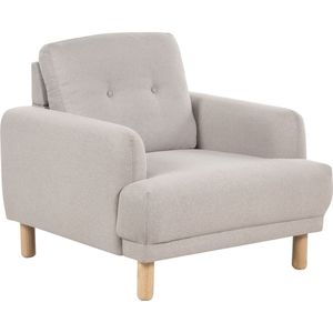 TUVE - Fauteuil - Taupe - Polyester