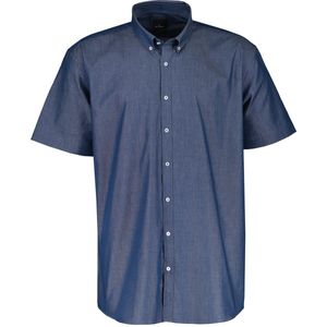 Jac Hensen Overhemd - Regular Fit - Blauw - 4XL Grote Maten