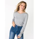 ES&SY - Silvie Jersey Shirts - Grey Melange - T-shirt