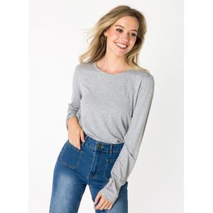 ES&SY - Silvie Jersey Shirts - Grey Melange - T-shirt