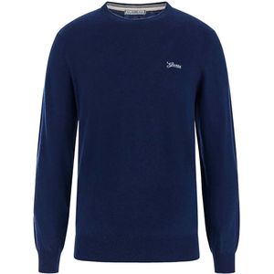 Guess - Daniel Cn Ls Basic - Trui - Smart Blue - Volwassen