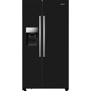 Hisense RS694N4IBF amerikaanse koelkast Vrijstaand 535 l Zwart