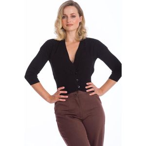 Dancing Days - CUTIE Cardigan - L - Zwart