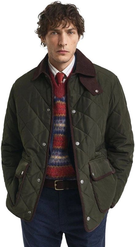 Gant - Tussenjas - Groen - Half Lang