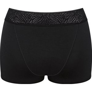 sloggi Period Pants Short Medium Dames Onderbroek - Zwart - Maat XS