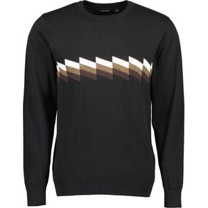 Blue Seven Truien Heren Volwassenen - Sweater Heren - Zwart/Camel/Beige - Maat L