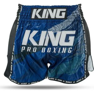 King Pro Boxing Storm 4 Muay Thai Shorts - blauw M