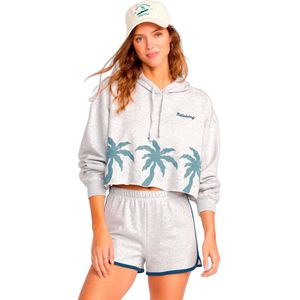 Billabong - Hoodie Triple Palms - Heather Grey - Met Capuchon - Lange Mouwen