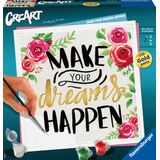 Ravensburger CreArt Make Your Dreams Happen - Schilderen op nummer voor volwassenen - Hobbypakket