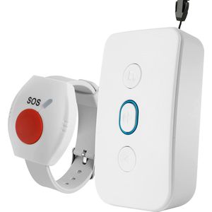 Draagbare Pager Voor Zorgverleners / Sos Alarm - Noodoproepknop Bel / Noodalarmsysteem / Persoonlijke Alarmhulp \ Portable Pager For Caregivers / Emergency Call Button Call / Emergency Alarm System /