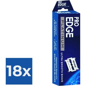 Pro Edge Double Edge Blade 100 Stuks - Voordeelverpakking 18 stuks