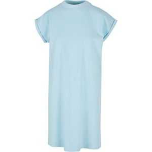 Super Oversized damesshirt 'Turtle Shoulder Dress' Ocean Blue - M