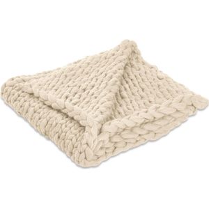 LOBERON Plaid Reidous crème