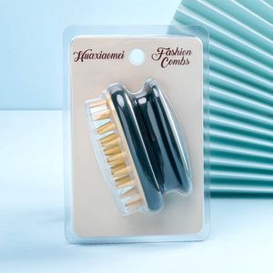 Haarborstel - Hoofdhuid Massage Borstel - Haargroei Versneller - Scalp Massager - Shampoo Brush - donkergroen