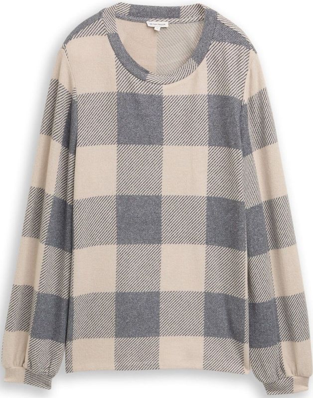 Tom Tailor - 1044923 - T-shirt - Cosy - Met Lange Mouwen