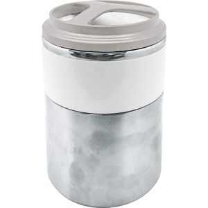 Thermosfles, RVS 18/8, INOX, wit, 1500ml