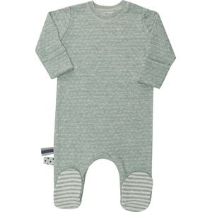 Organic Baby Footed Sleepsuit Green 0-3