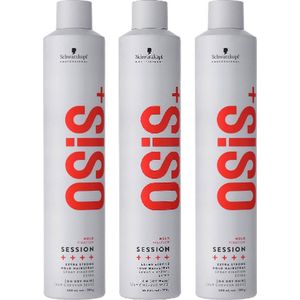 OSIS Haarlak - Session Strong Control 300 ml - Voordeelverpakking 3 stuks