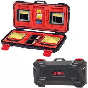 36 Slots Geheugenkaart Case Waterbestendig & Anti-Shock voor SD, Micro SD, CF, XQD en SIM-kaarten