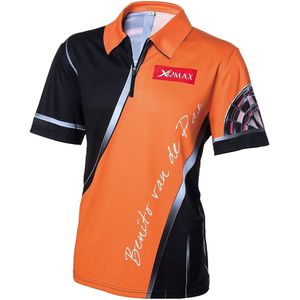 XQmax Darts BvdP replica wedstrijdshirt oranje maat XS QD9200210