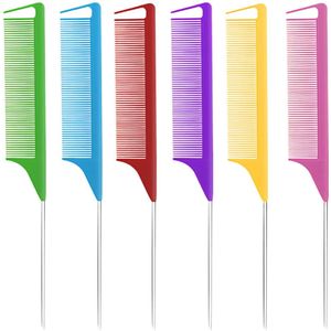 Koolstofvezel Staartkam - Antistatisch - 6 Stuks - Professioneel