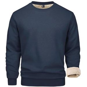 Heren Fleece Wintersweatshirt – Warm Sportpullover met Lange Mouwen