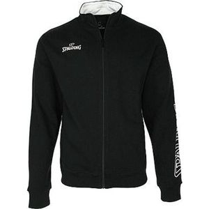 Spalding Team II Zipper Jacket Heren - Zwart | Maat: S
