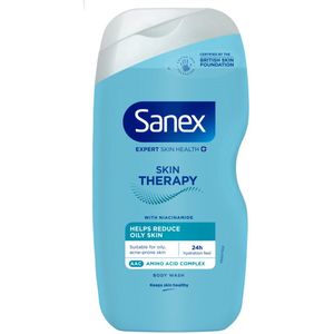 Sanex - Douchegel Skin Therapy - Voordeelverpakking - 3 x 450 ml