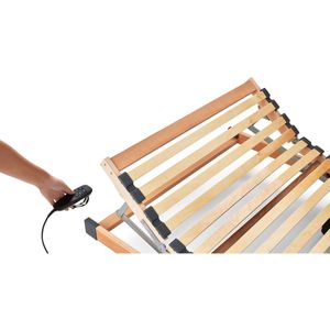 Beter Bed Bossflex 200 Lattenbodem 120 x 210 cm - Elektrisch Verstelbaar - Bedbodem - Bedraad - Max. 90kg - Hout