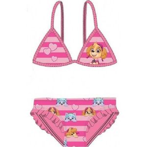Paw Patrol bikini - roze - Skye en Everest zwempak - maat 122/128