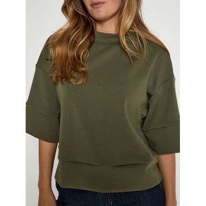 Peppercorn Dicette Half Sleeve Blouse Grape Leaf