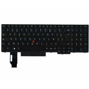Notebook Toetsenbord (Azerty-Frans Layout) geschikt voor o.a. Lenovo ThinkPad E580 / E585 / L580 Series - P/N: 01YP571