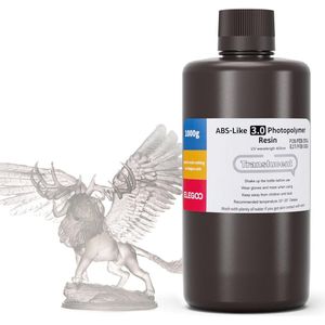 Transparante ABS-Like 3D-printerhars 1000 g voor MSLA/LCD/DLP - Hoge treksterkte en buigvastheid