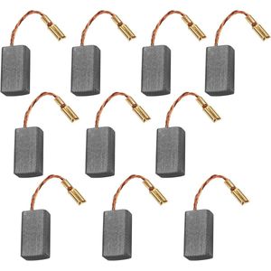 Allecto Plus - Set van 10 koolborstels voor elektrische motor - 5 x 8 x 15 cm - Accessoires voor motorreparatie