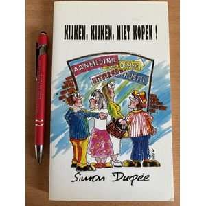 Moppenboek Kijken, Kijken, Niet kopen ! (boek vol geschreven moppen)