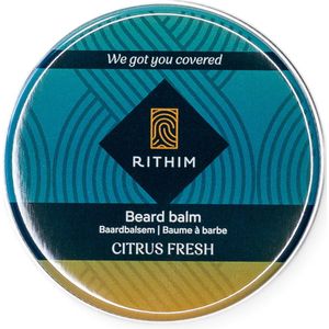 Rithim® Baardbalsem Citrus Fresh 50ml - baardverzorging - baardconditioner - baardvoeding en fixatie - baardcreme - Beard Balm