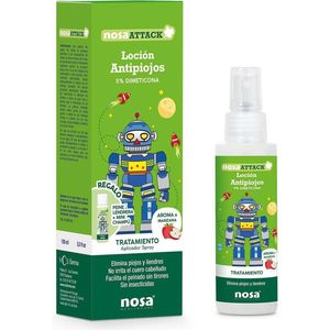 NosaAttack Anti-luizen lotion appelgeur incl. gratis luizenkam