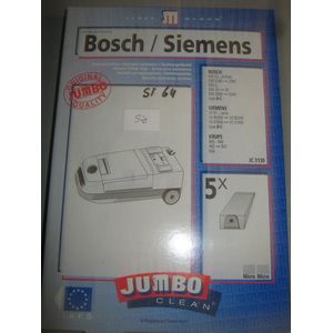 Bosch Siemens Krups stofzuigerzakken  type B-C Jumbo