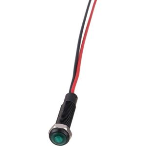 Mini LED indicatielampje - Groen - 6mm - 12/24V