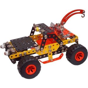 Metal Techno Bouwpakket Super Rescue 21 Cm Staal Geel/oranje 345-delig