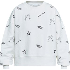 SISTERS POINT Hike-sw11 - Dames trui - Porcelain/Chocolate - Maat XS