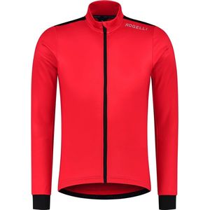 Rogelli Core Fietsshirt Heren Lange Mouwen - Wielershirt - Comfort fit - Rood - Maat M