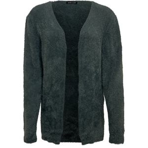 Pink Lady dames vest - vest zacht dun - army - N243 - maat M