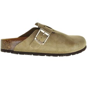 Muil Taupe Suede Leder Bionatura maat 46