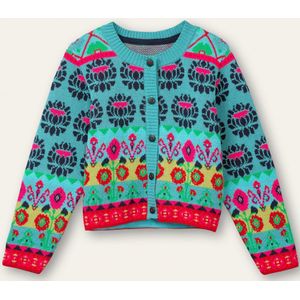 Oilily - Vivid cardigan - Blauw - 74/12m
