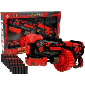 er dan 6 jaar - 59 cm + 80 foam kogels - Rood