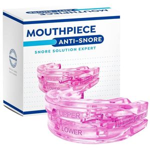 Kraftverdia® - Anti-snurkmiddelen voor de slaap-snurkbeugel verstelbaar-Gebitsbeschermer-Anti-Molaar-roze