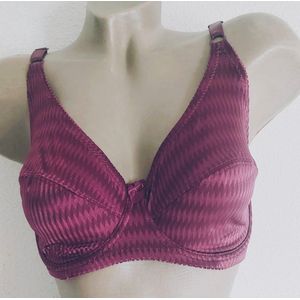 Dames niet voorgevormde beugel BH 70C bordeaux rood